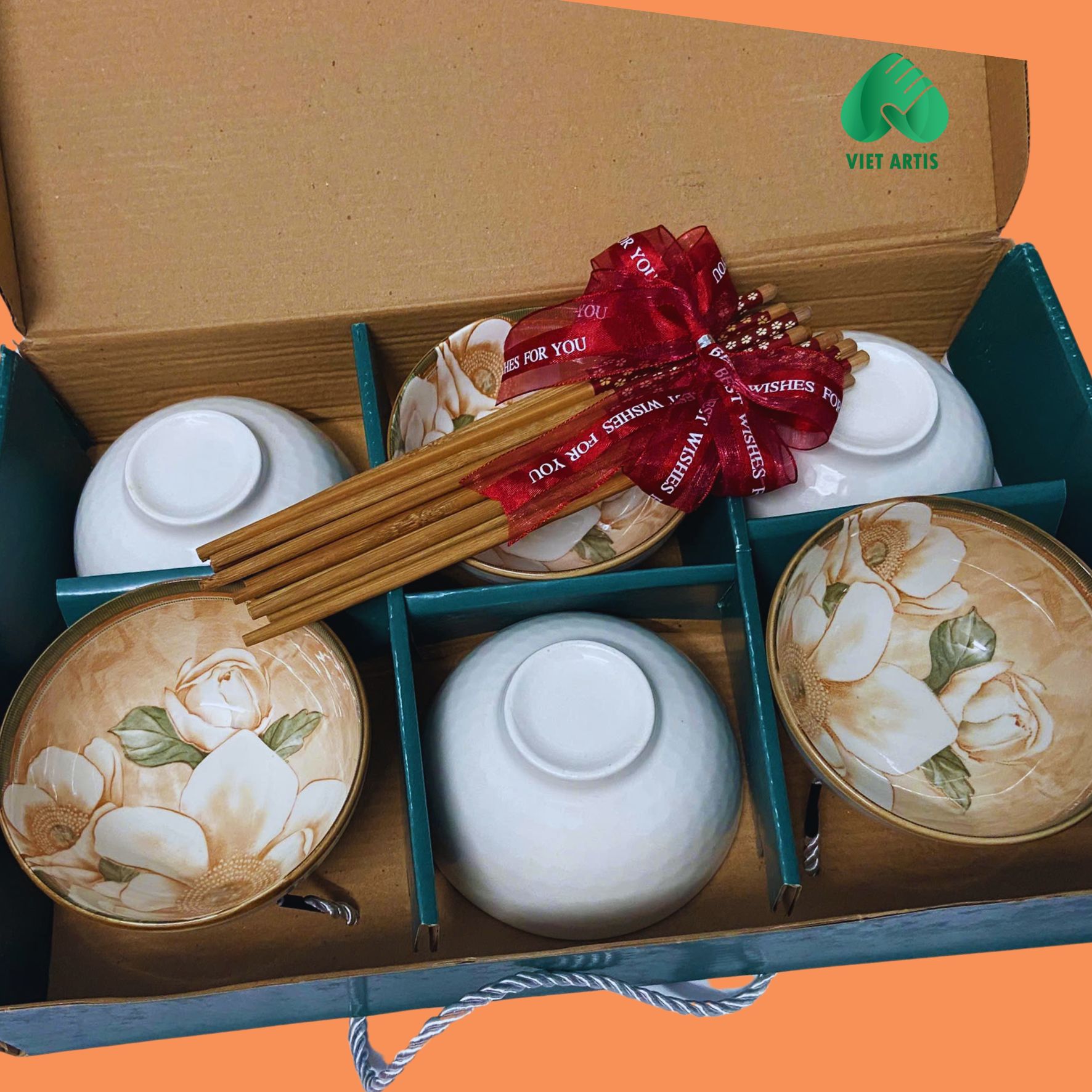 AV-0002	Bộ 6 chén sứ cơm ○12