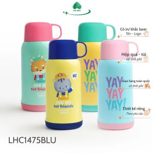 Bình Giữ Nhiệt Trẻ Em LocknLock 550ml Victory Kids - LHC1475BLU