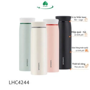 LHC4244BLK - Bình giữ nhiệt LocknLock Feather Light Ring 460ml