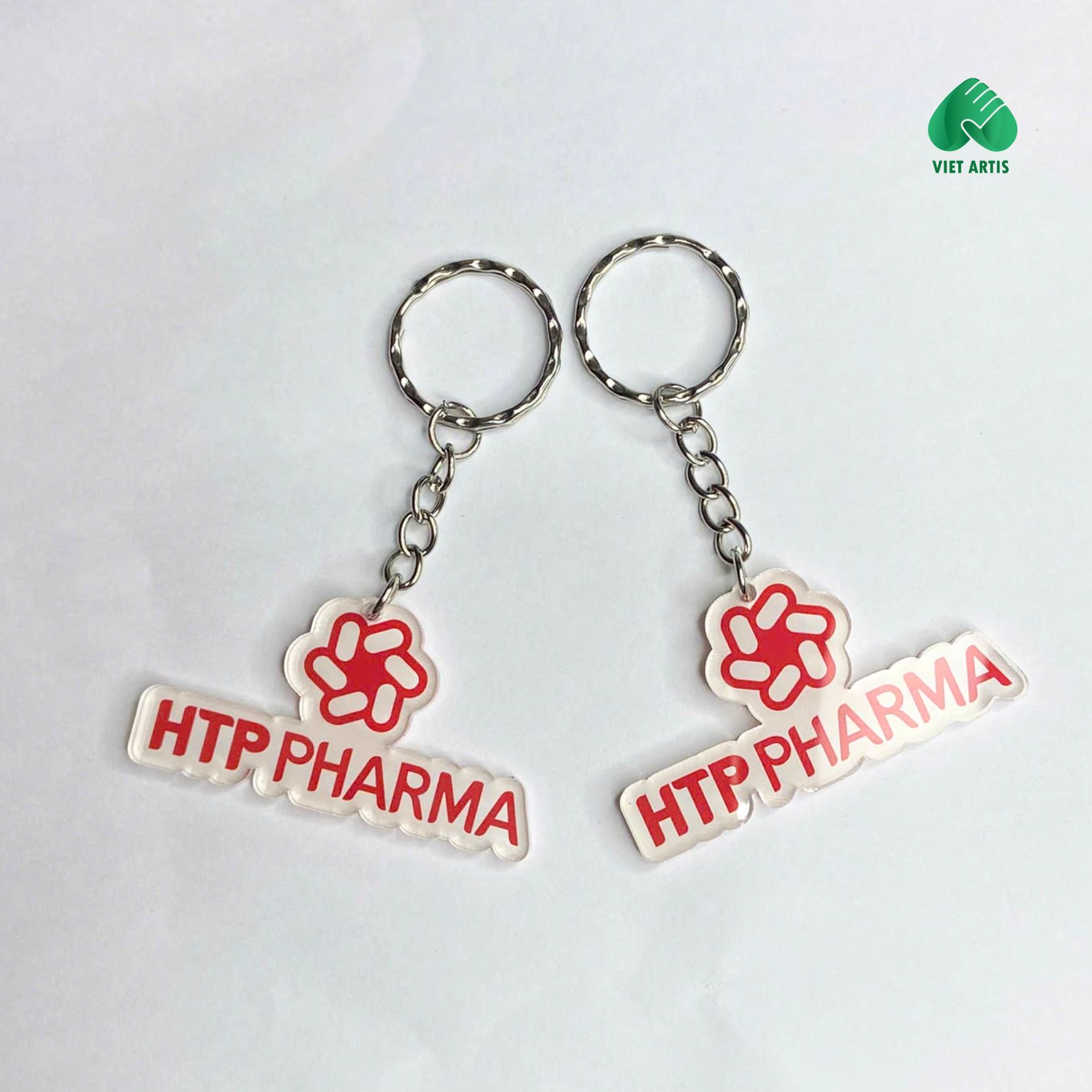 Móc khóa mica in logo