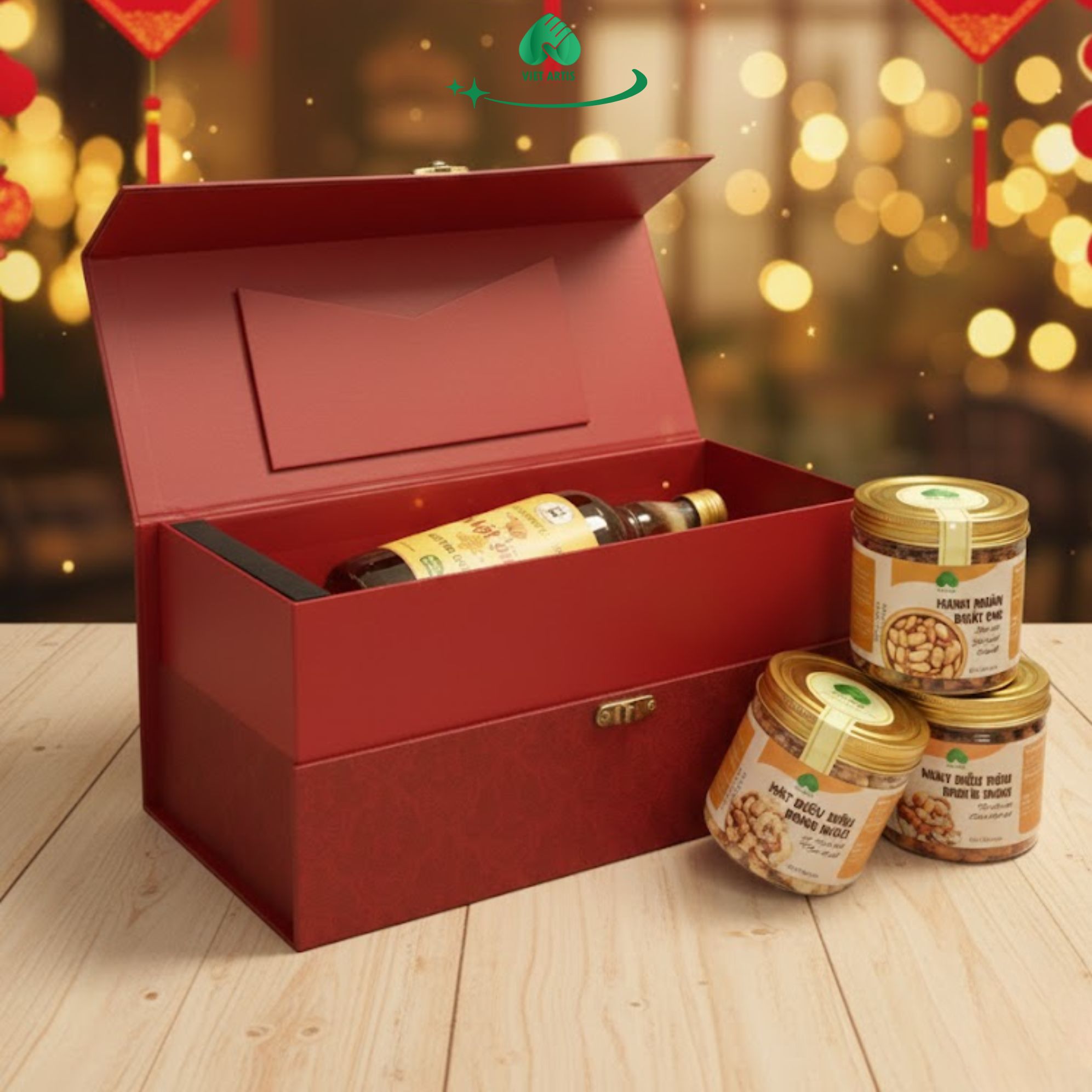 Set Quà tặng doanh nghiệp Tết hạt dinh dưỡng và mật ong