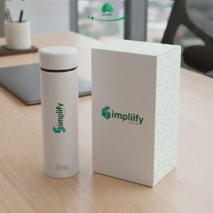 Hộp giftset quà tặng bình giữ nhiệt, hộp đựng in logo