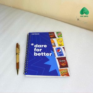 Sổ tay lò xo in logo doanh nghiệp Mẫu 4