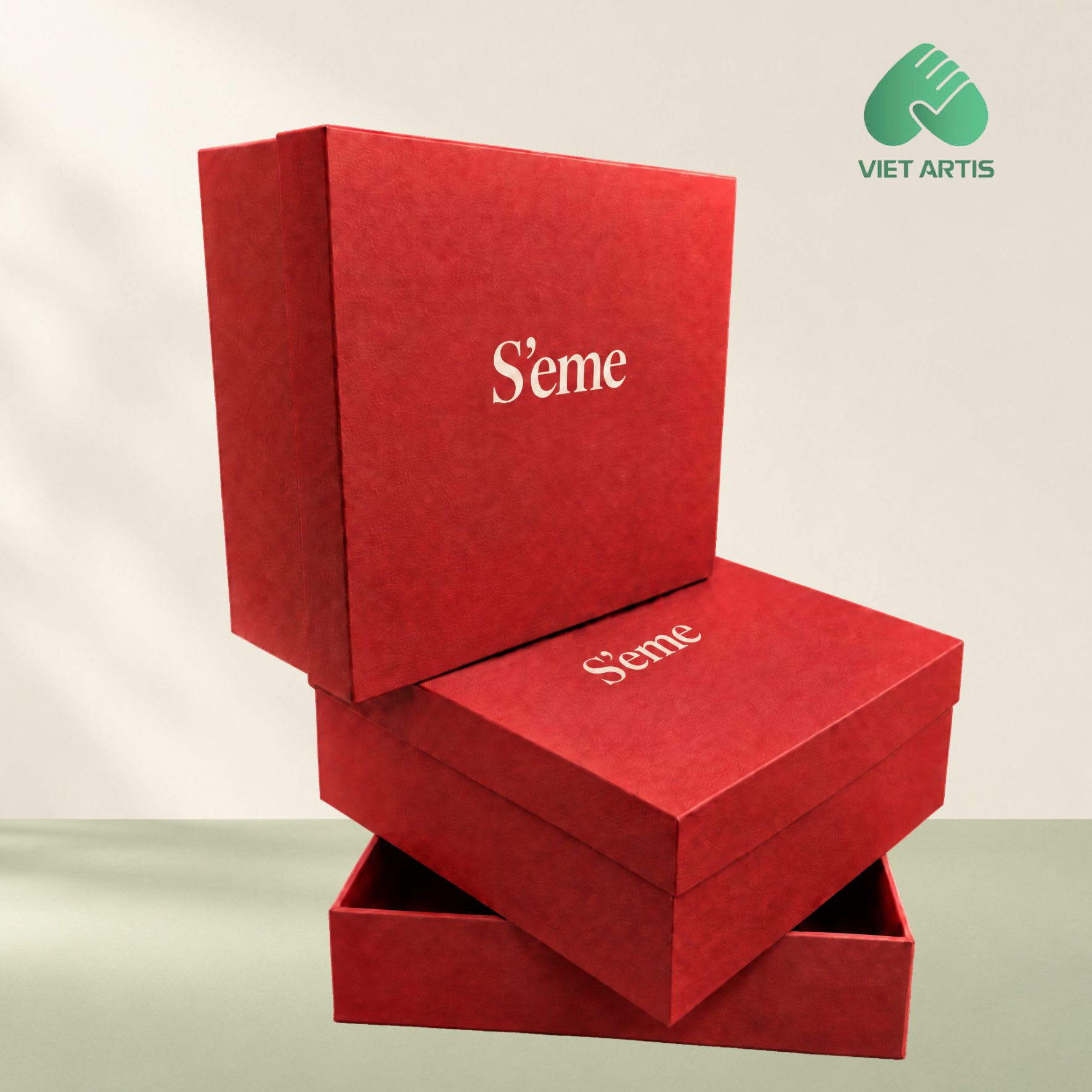 AV0129 Hộp âm dương đựng quà Size lớn 26x26x13 cm. - Ảnh 2